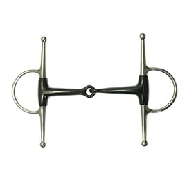 JP Korsteel Sweet Iron Jointed Full Cheek Snaffle Bit, 5"