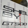 Advanced Trims SHELBY+GT500 SPOILER SPLITTER BUMPER CARBON PLASTIC LETTERS INSERTS