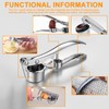 Gaodeding 5-in-1 Multifunctional Garlic Press – Heavy Duty Kitchen Tool
