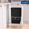 Insputer Pull Out Trash Can Under Cabinet with Soft-Close Slides,