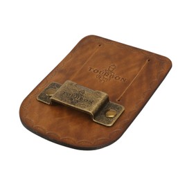 Tourbon Vintage Leather Tape Measure Holder for Belt (Pack of 2 Pieces)