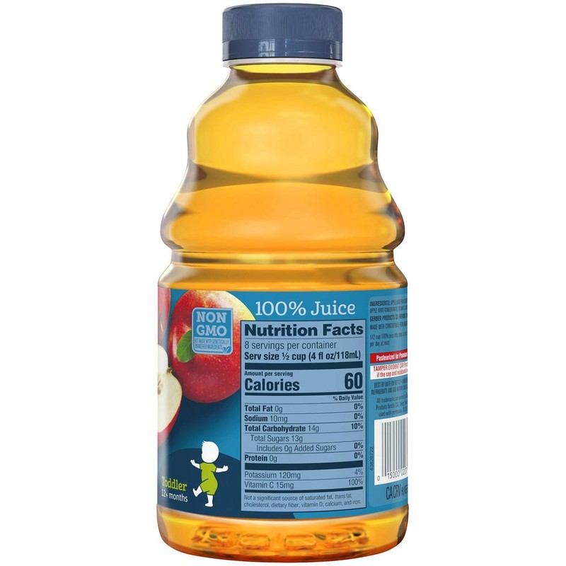 Gerber Toddler Juice Bottles (Apple)