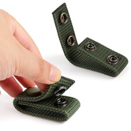 Duty Belt Keeper with Double Snaps for 2¼" Wide Belt, Security Tactical Belt Police Military Equipment Accessories