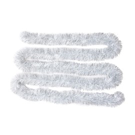 DekoPrinz® Christmas Decoration Garland Tinsel Doxa Pearl White Diameter 100 mm x 6 m