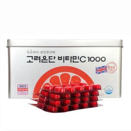 Korea Eundan Dietary Supplement, Vitamin C 1000 300 Tablets 10-Month Supply for daily wellness routines, capsules powder or sticks, Korean Import, and
