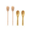 6 Pcs Wood Honey Dipper Sticks, Honey Stick, Honey Mixing