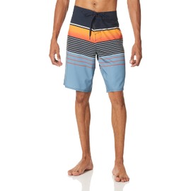 O'NEILL Men's 20 Inch Outseam Ultrasuede Swim Boardshort, Midnight Blue/Seaboard, 36