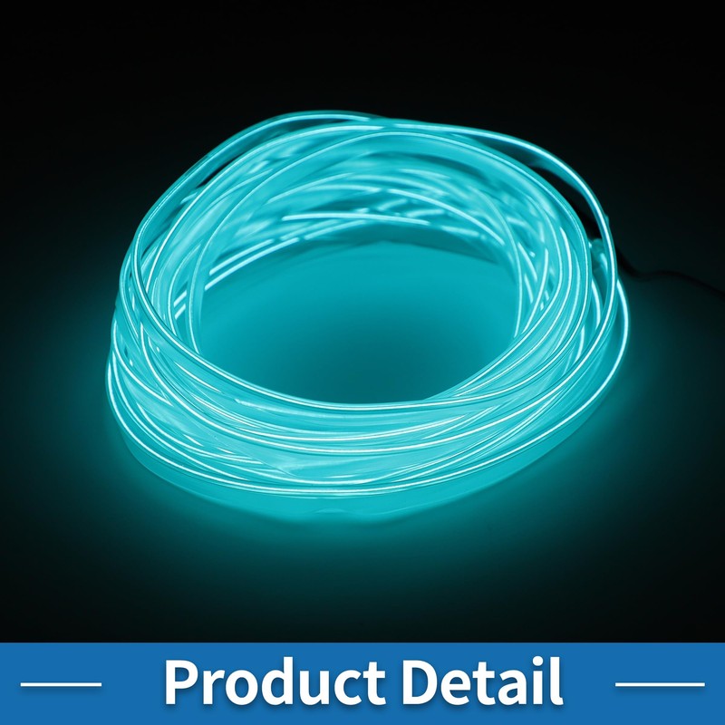 A ABSOPRO 3 Meter EL Wire Cable LED Glow String