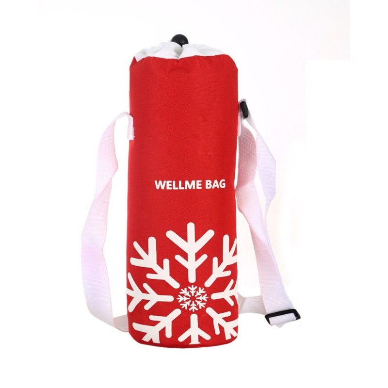 Portable Insulated Water Bottle Carrier Bag for Travel & Sports