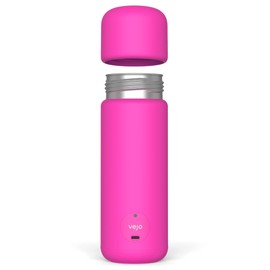 Vejo Personal Blender Powder-Powered Blending System | No Shaking | No Clumps | No Prep | Easy One-Button Design | USB Rechargeable Blender | Neon Pink
