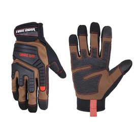 True Grip 98552-23 Duck Canvas Elite Work Gloves (Touchscreen), Large