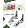 DEKAROX Hettich Door Hinge Set Top and Bottom for Whirlpool