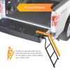 WeiSen Foldable Truck Tailgate Ladder for Pickup Universal Extension Step