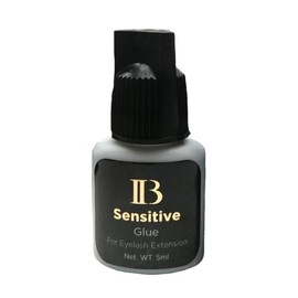 1 PCS Eyelash Extensions ibeauty Sensitive Glue 5ml, 2-3 Sec Drying Time, Keep 3-4 Weekss Low Smoke for Professional Eyelash Extension
