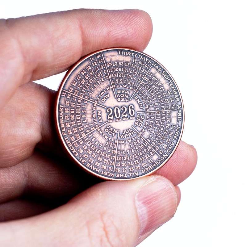 2025/2026 Two-Year Calendar Coin