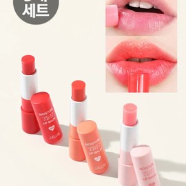 [1+1+1] Lir Moisture Tint Lip Balm - Lip moisturizing vitality moisturizing hypoallergenic lip balm Select lip balm 2 coral x 1 pink / [1+1+1] 리르 모이스처 틴트 립밤 - 입술 보습 생기 촉촉 저자극 립밤 선택립밤코랄2개x핑크1개