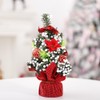 ZONADAH Tabletop Christmas Tree 21cm Mini Table Top Christmas Small