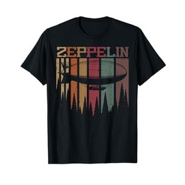 Zeppelin Retro Strips Vintage Airship Men Boys Kids Women T-Shirt