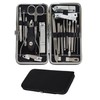 Set de Manicure profecional 19 piezas acero inoxcidable portatil compacto