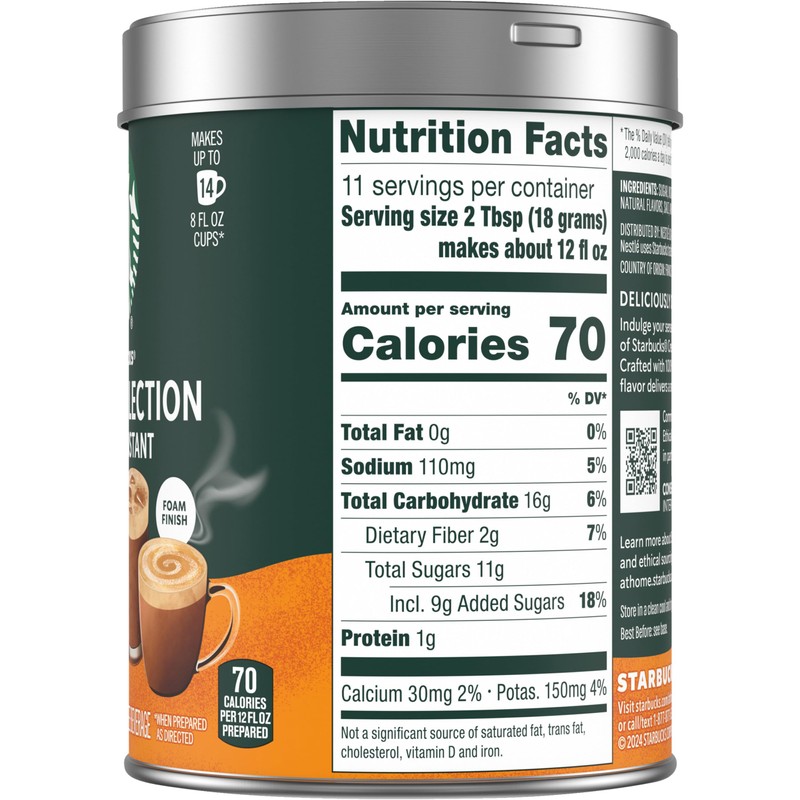 Starbucks Crema Collection Premium Instant Salted Caramel Flavored Instant Coffee,
