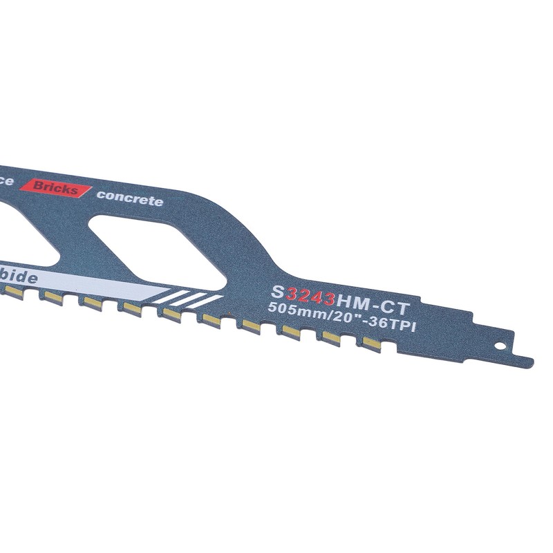 Reciprocating Saw Blade Efficient Carbide Teeth Heat and Shock Resistance