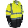 Radians RW30-3Z1Y-M Industrial Safety Coated Rain Jacket,Multi,One Size