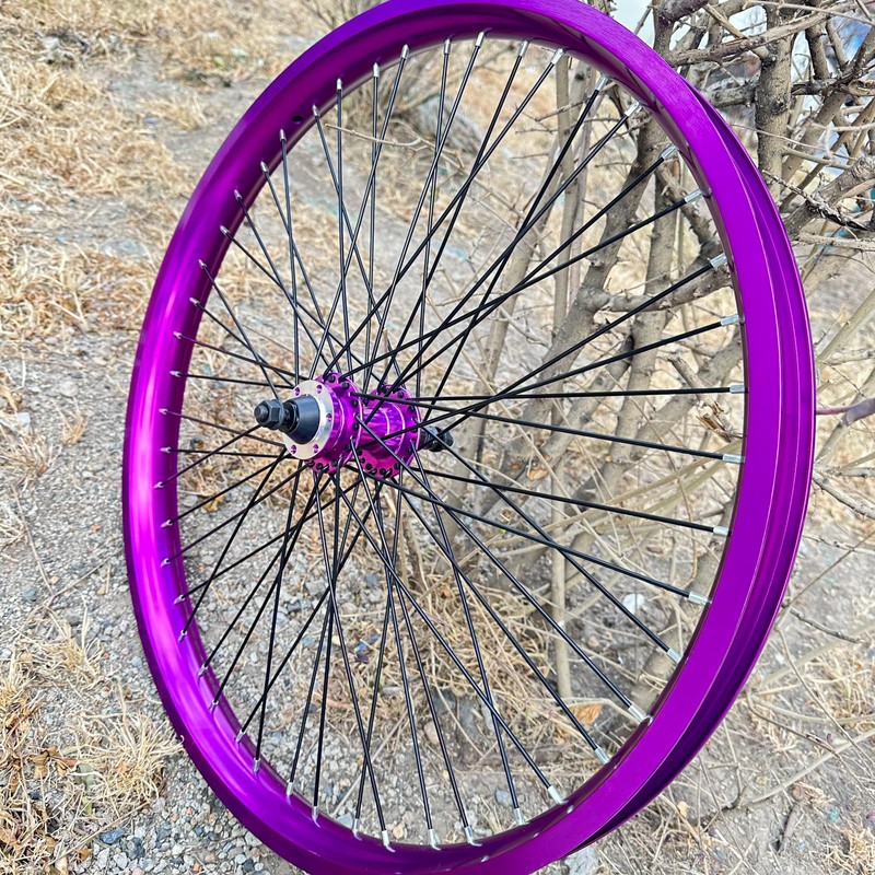 26" Heavy Duty Bike Rear Rim 12 Gauge, 48 Spokes