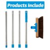 YONILL Heavy Duty Deck Brush with Long Handle - 60"