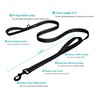 Heavy Duty Dog Leash - 2 Handles by Padded Traffic