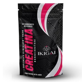Creatina En Polvo Ikigai - Bolsa 400g Sin Sabor - 40 Tomas