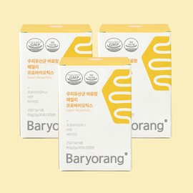 Baryorang Family Lactobacillus Synbiotics for the Whole Family 30 sachets, 3 packs / 바료랑 패밀리 온가족 유산균 신바이오틱스 30포, 3개