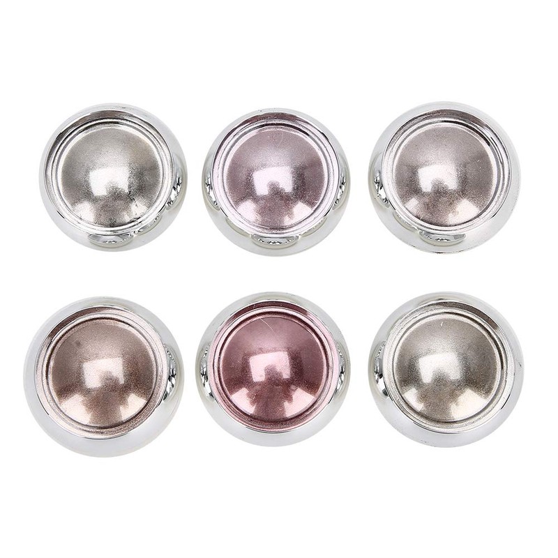 Tgoon polvo de uñas, polvo de mica hecho 6 piezas