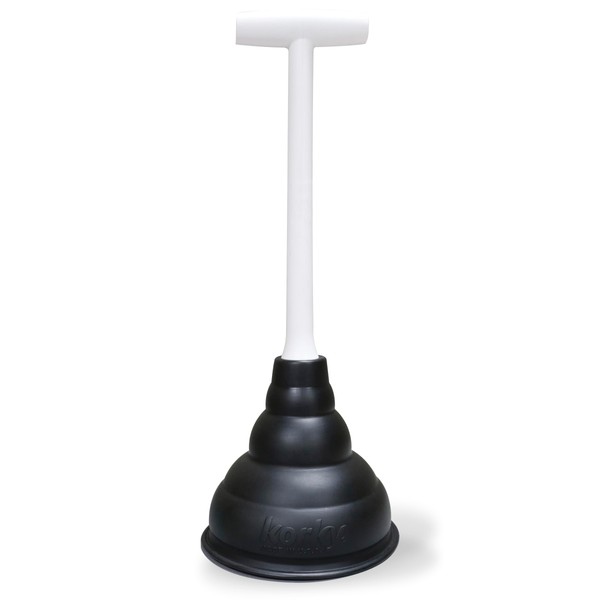 Korky Beehive Mini Sink and Drain Plunger - Works for