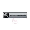 AUA SIGNALETIQUE - Plaque Aluminium brossé imprimé AluSign DARK -