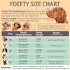 FDEETY Muzzle for Dogs, Adjustable Loop, Breathable Mesh, Prevents Biting,