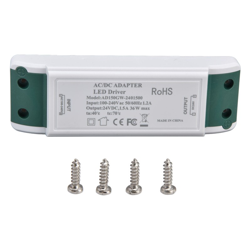 LED Driver 24V DC 1.5A 36W LED Power Supply Constant