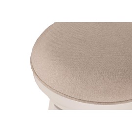 Hillsdale Fairfox Swivel Bar Stool, Barstool, White