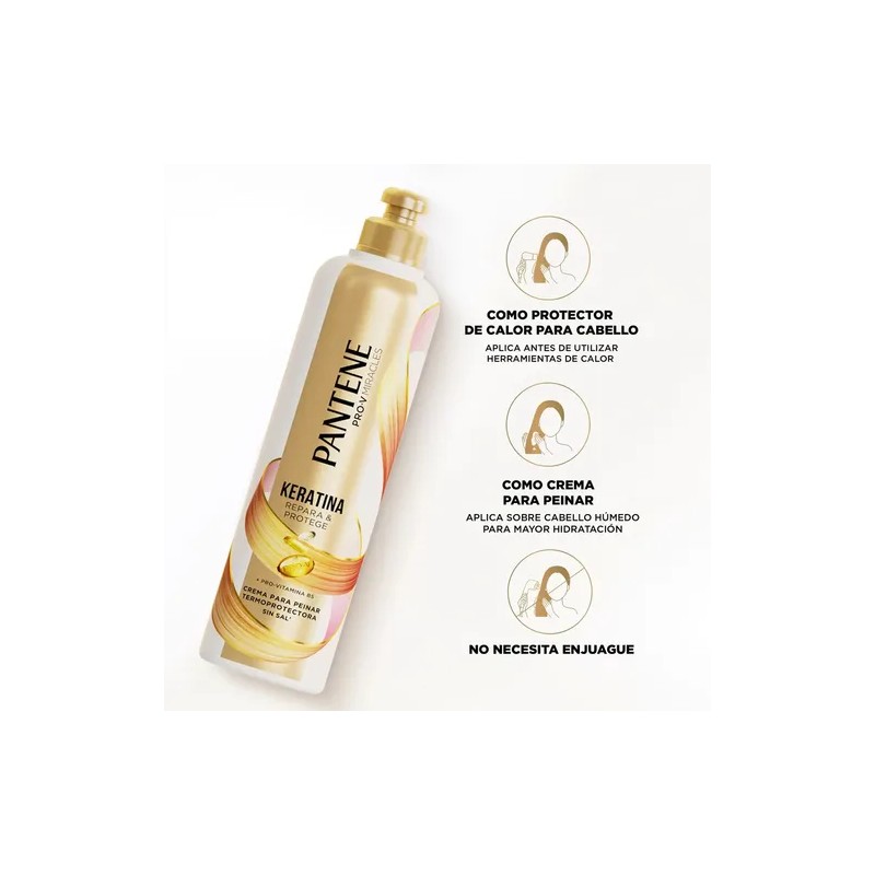 Crema Peinar Termoprotectora Pantene Prov Miracles300ml