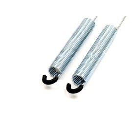 KUANYUOO 6-9/16" Replacement Recliner Sofa Chair Mechanism Tension Steel Spring 2Pcs - Long Neck Hook Style