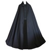 Cykxtees Victorian Vagabond Gothic Steampunk Cloak Medieval Renaissance Shakespeare Black