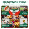 100pzs Banderas México Tela Mini Bandera Mundial Futbol 2026