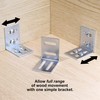 Heavy Duty Wood Table Top Expansion Bracket | Clip Fastener