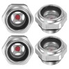 M METERXITY 4-Pack Air Compressor Oil Sight Glass, M16 x