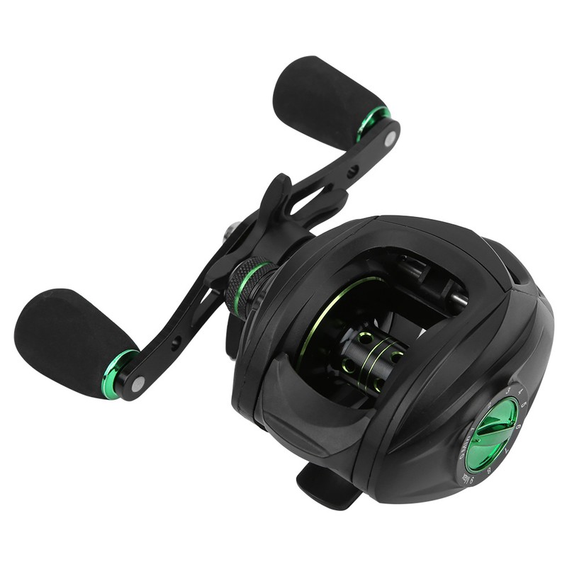 HL Metal Wheel Baitcasting Reel Left/Right Hand Magnetic Brake Fishing