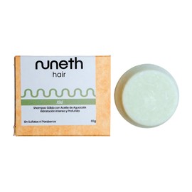 Shampoo Sólido de Xixi - Nuneth, Hidratación Profunda, Sin Sulfatos, ni Parabenos, 65gr