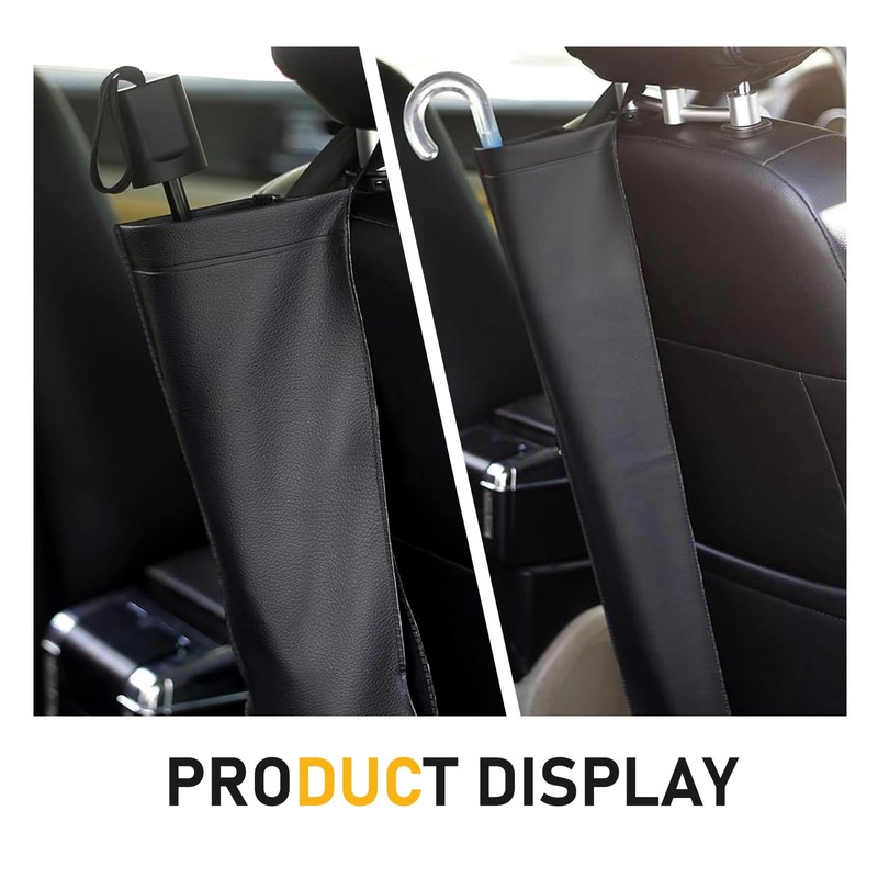 Dogary Car Umbrella Storage Bag, Foldable Organizer Bag for Short
