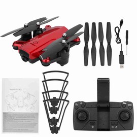 RC Drone GPS Optical Flow WIFI FPV Smart Follow Folding RC Drone QuadcopterRed 1080P GPS