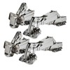 TamBee 175 Degree Hinges Frameless Cabinet Kitchen Doors Hinges Hydraulic