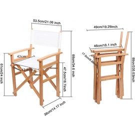 Upone 2Pair Replacement Fiberglass Stick for Directors Chairs Director Chair Replacement Durable-Only Director Chair Sticks