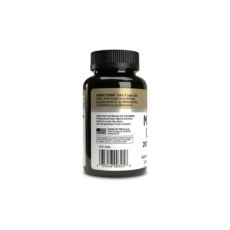 Glicinato De Magnesio Windmill 200mg Buffered - 120 Cápsulas